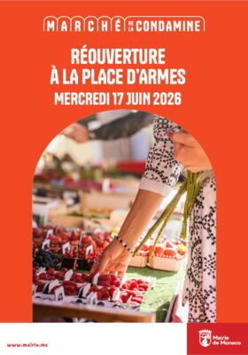 Réouverture du Marché de la Condamine