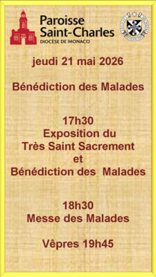 Bénédiction des Malades