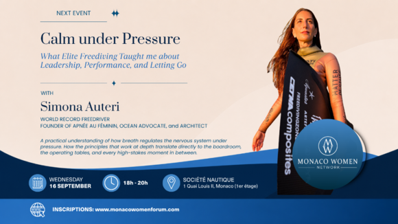 Calm under Pressure: elite free diver Simona Auteri