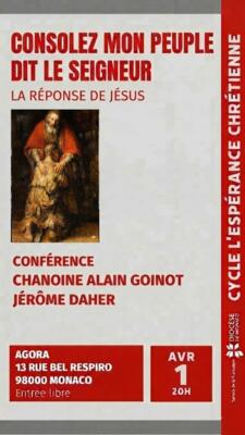Consolez mon peuple dit le Seigneur - la réponse de Jésus