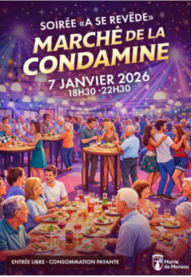 Soirée «A se revëde» Marché de la Condamine