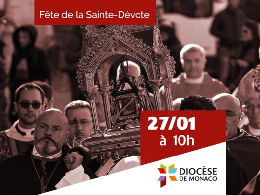 Messe pontificale et procession de la Sainte-Dévote