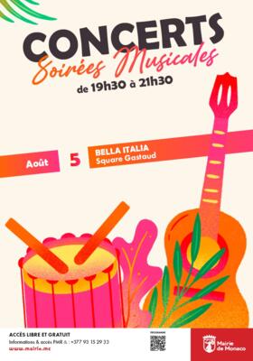 Soirées Musicales Estivales - Bella Italia