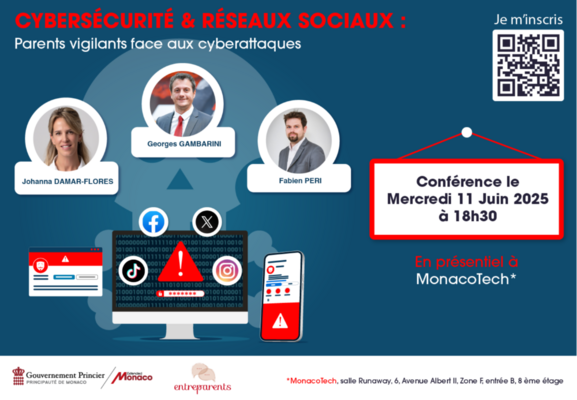 Conférence : Cybersécurité & Réseaux Sociaux : Parents vigilants face aux cyberattaques